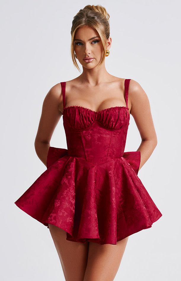 Emelie Playsuit - Red