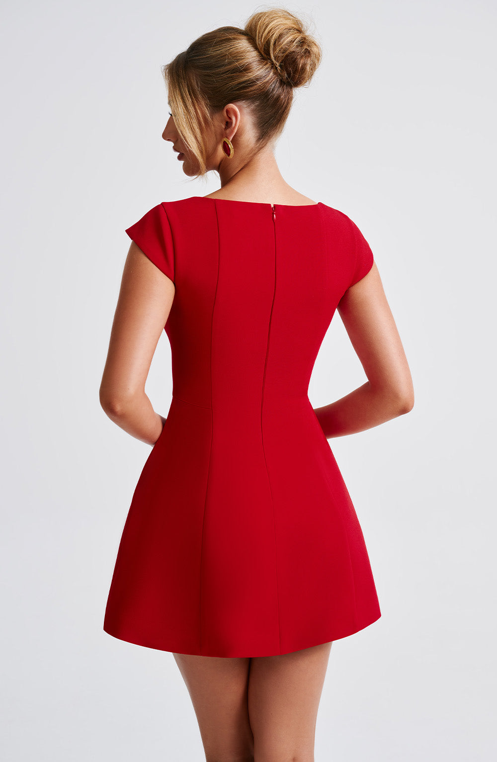 Lena Mini-jurk - Rood