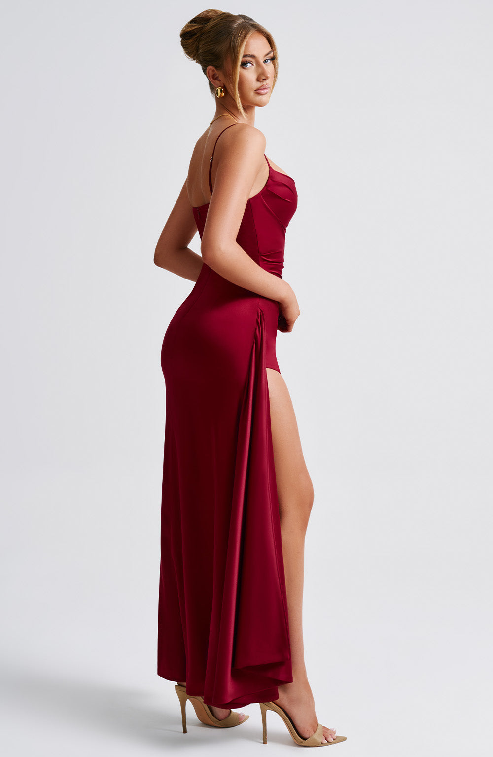 Winona Maxi-jurk - Bordeaux