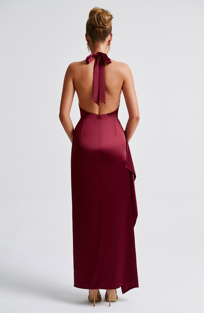 Colette maxi-jurk - bordeaux