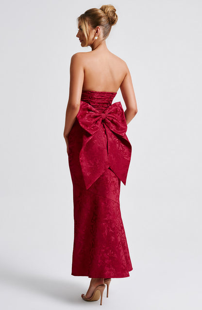 Felicity Maxi Dress - Red