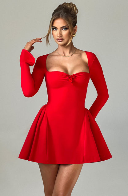 Megan Mini Dress - Red