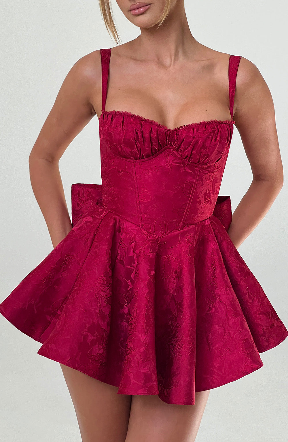 Emelie Playsuit - Red