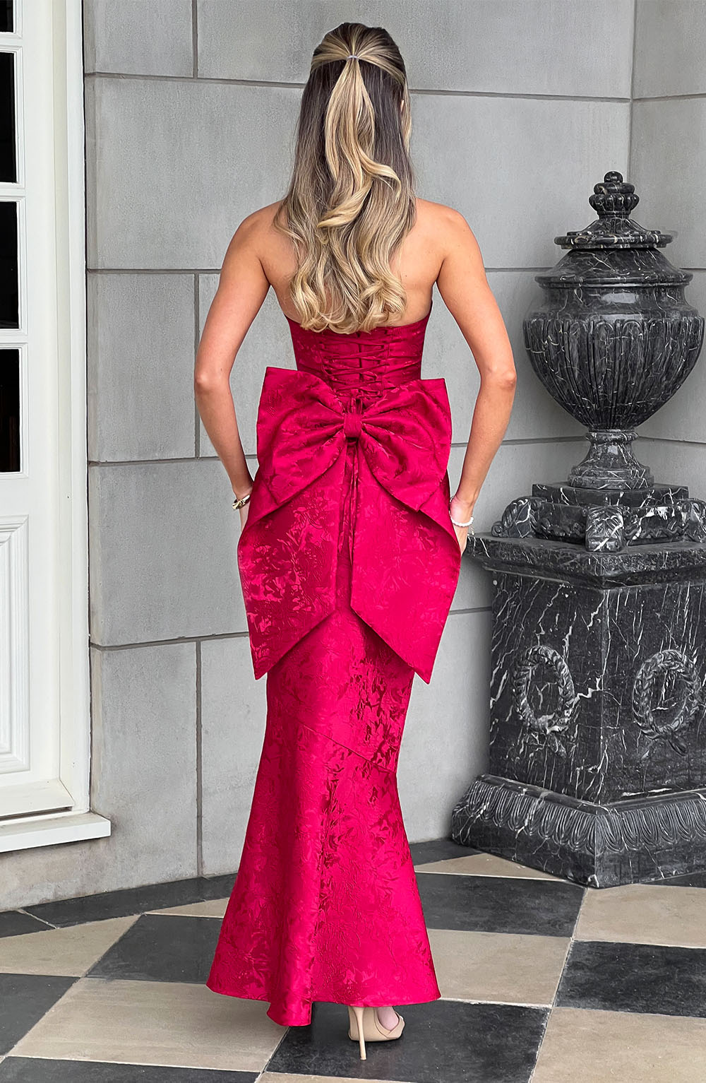 Felicity Maxi-jurk - Rood