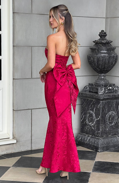 Felicity Maxi-jurk - Rood