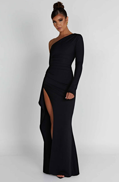 Abrielle Maxi-jurk - Zwart