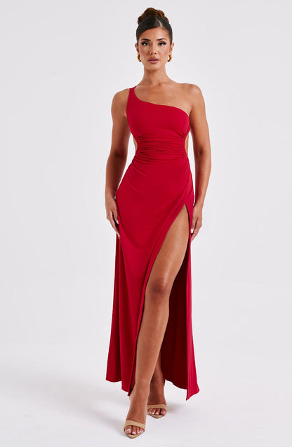 Alecia Maxi-jurk - Rood