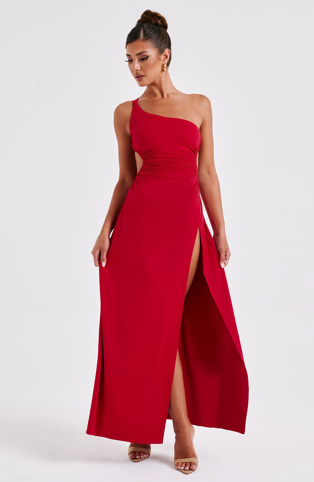 Alecia Maxi-jurk - Rood