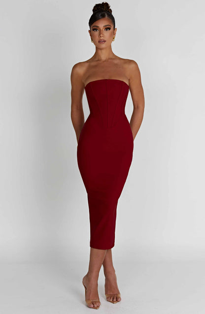 Amore Midi-jurk - Rood