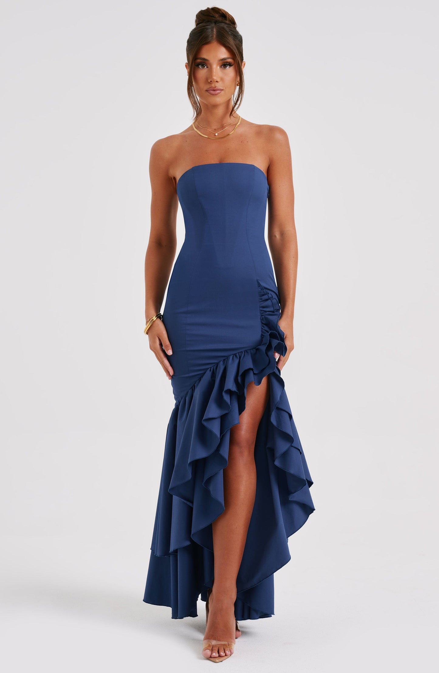 Angelina Maxi-jurk - Marine