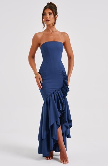 Angelina Maxi-jurk - Marine