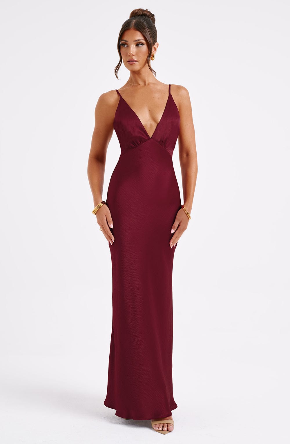 Anja Maxi-jurk - Bordeaux