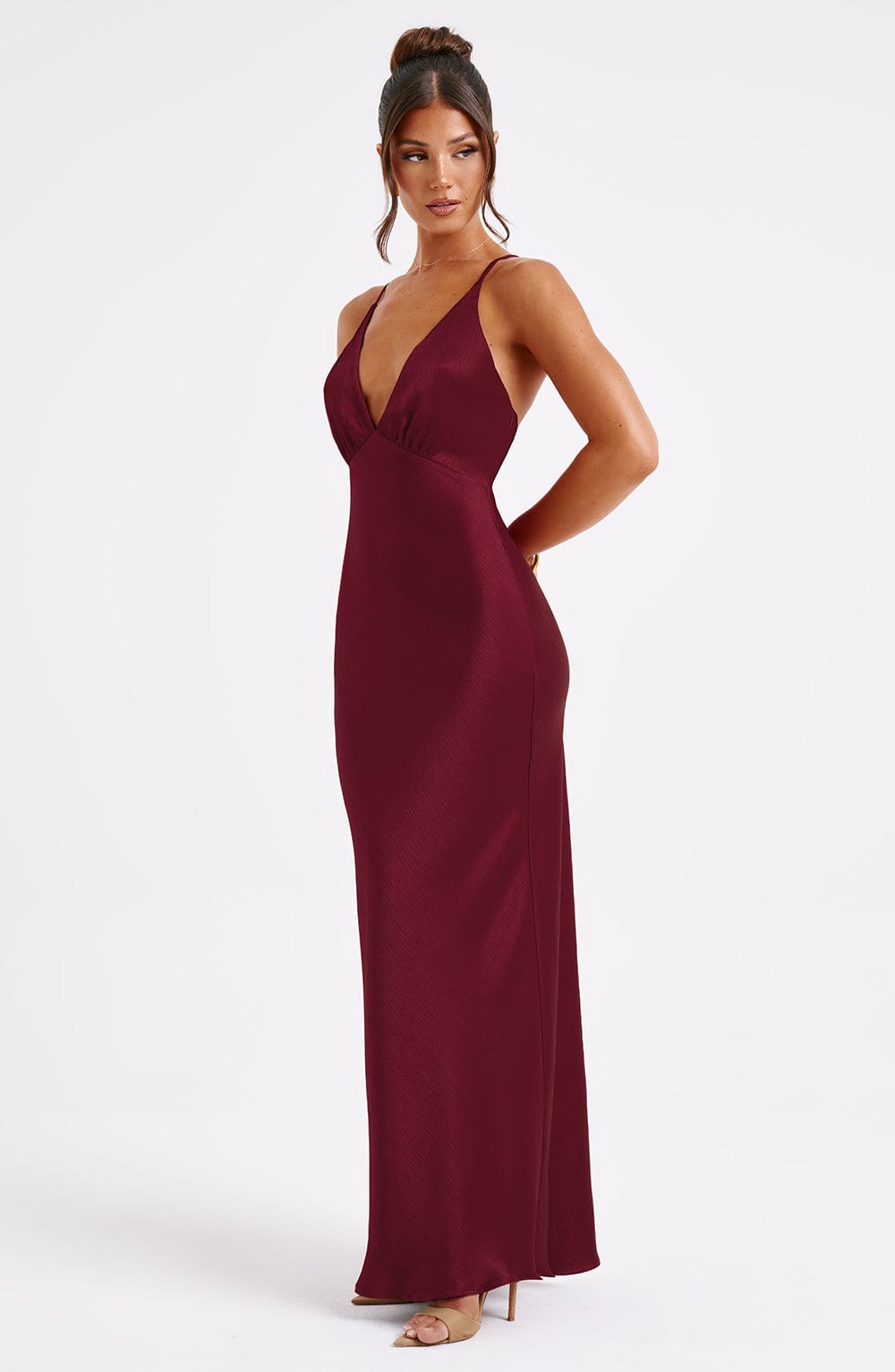 Anja Maxi-jurk - Bordeaux