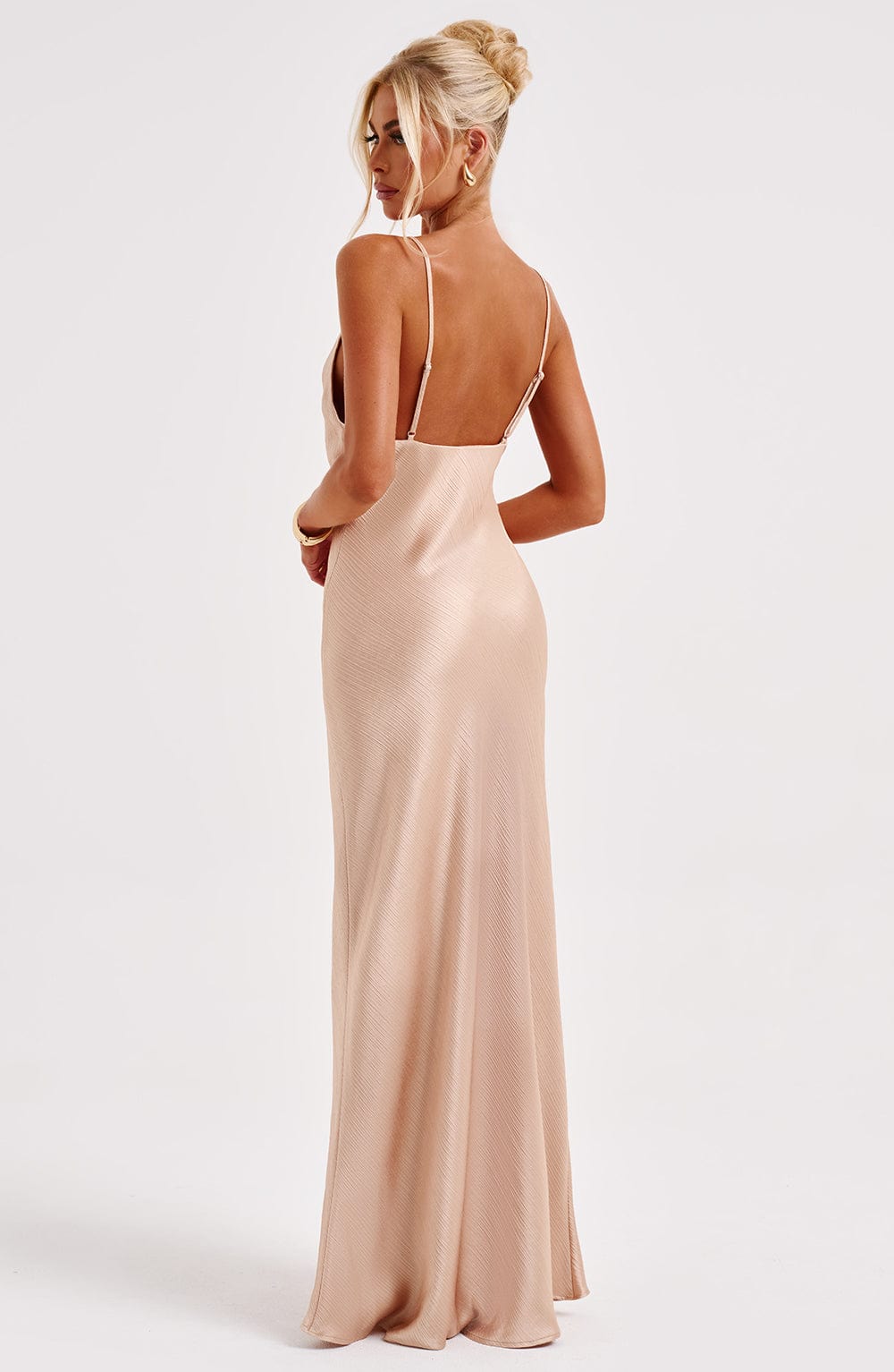 Anja Maxi-jurk - Champagne