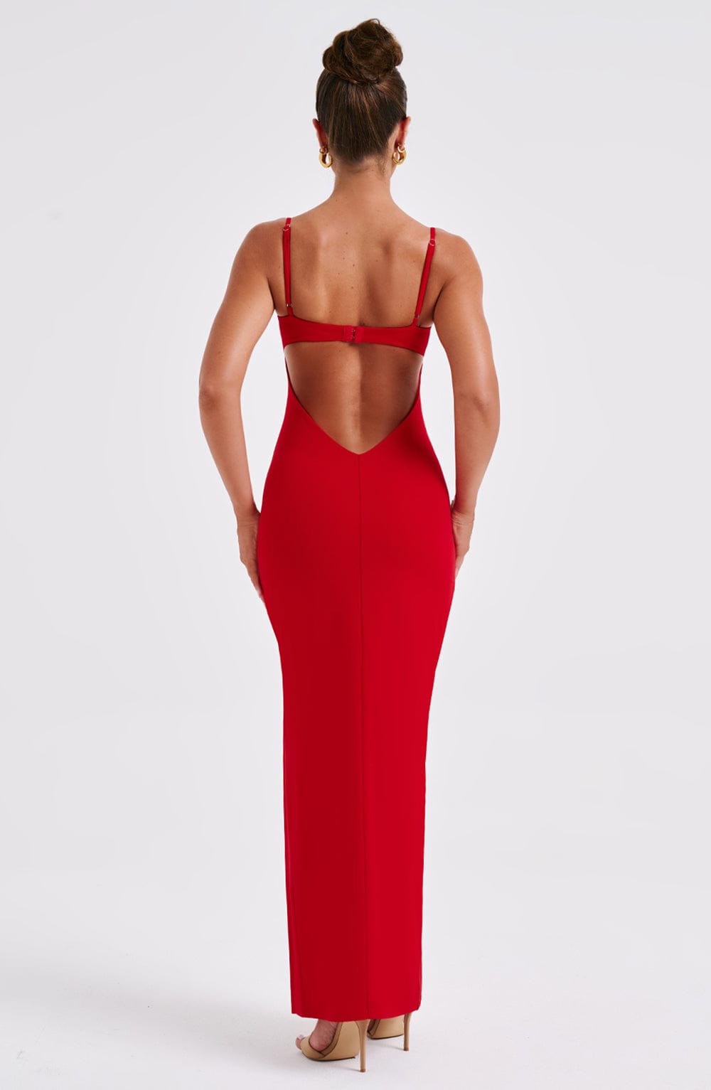 Asteria Maxi-jurk - Rood