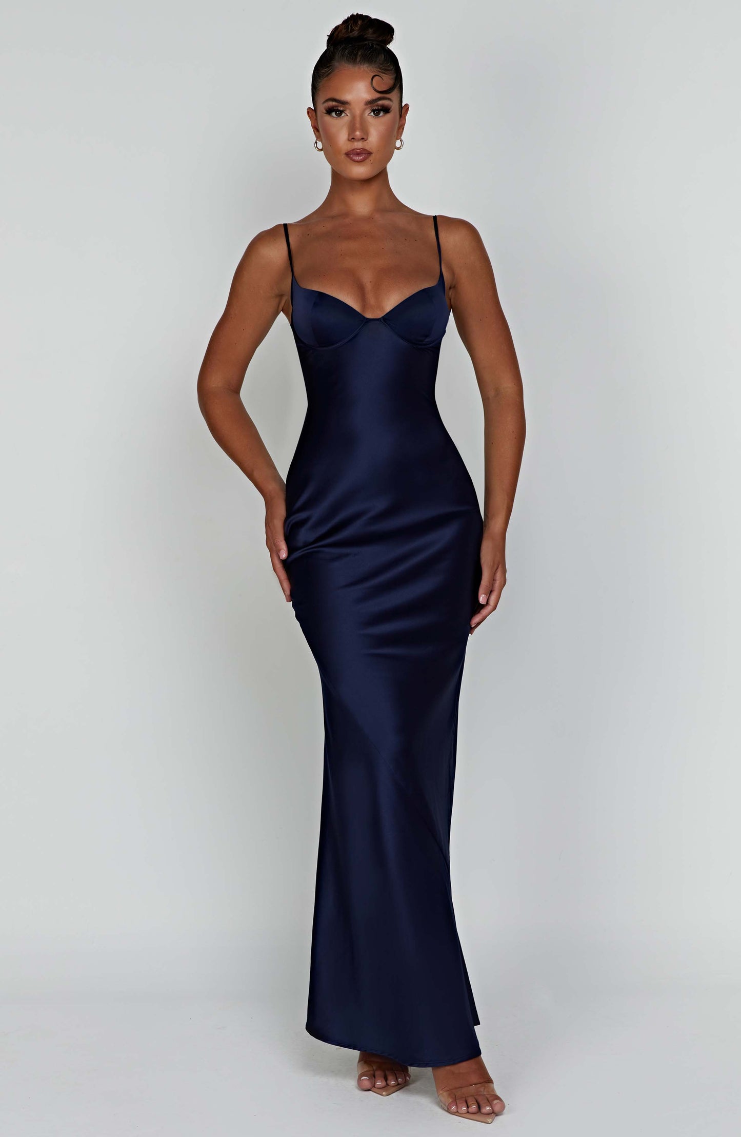 Athena Maxi-jurk - Marine