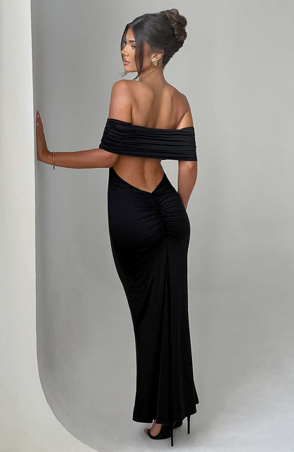 Belinda Maxi-jurk - Zwart