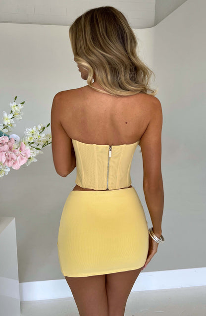 Cami Corset - Lemon