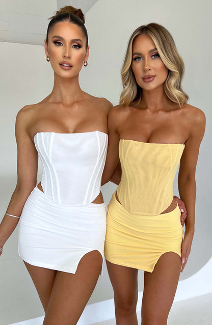 Cami Corset - Lemon