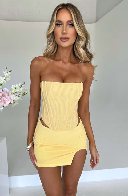 Cami Corset - Lemon