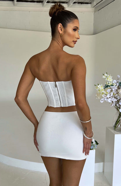 Cami Corset - White