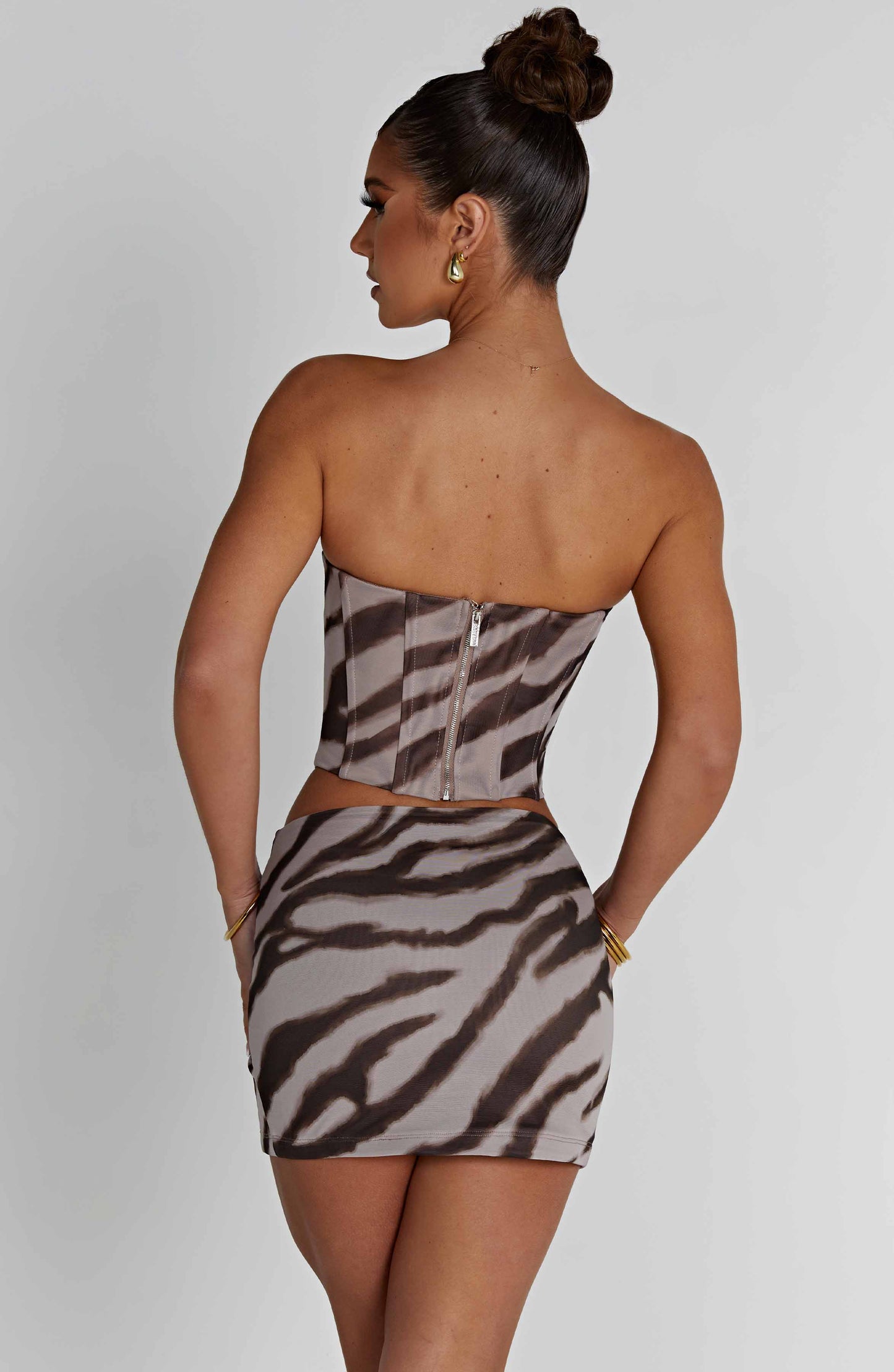 Cami-korset - Zebraprint