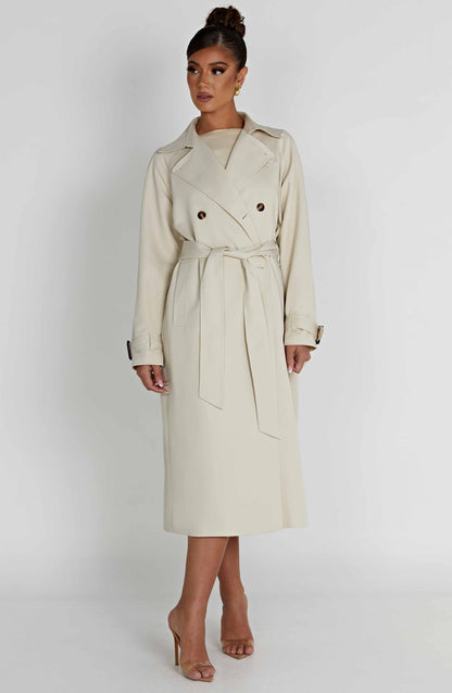 Camila Trench Coat - Sand