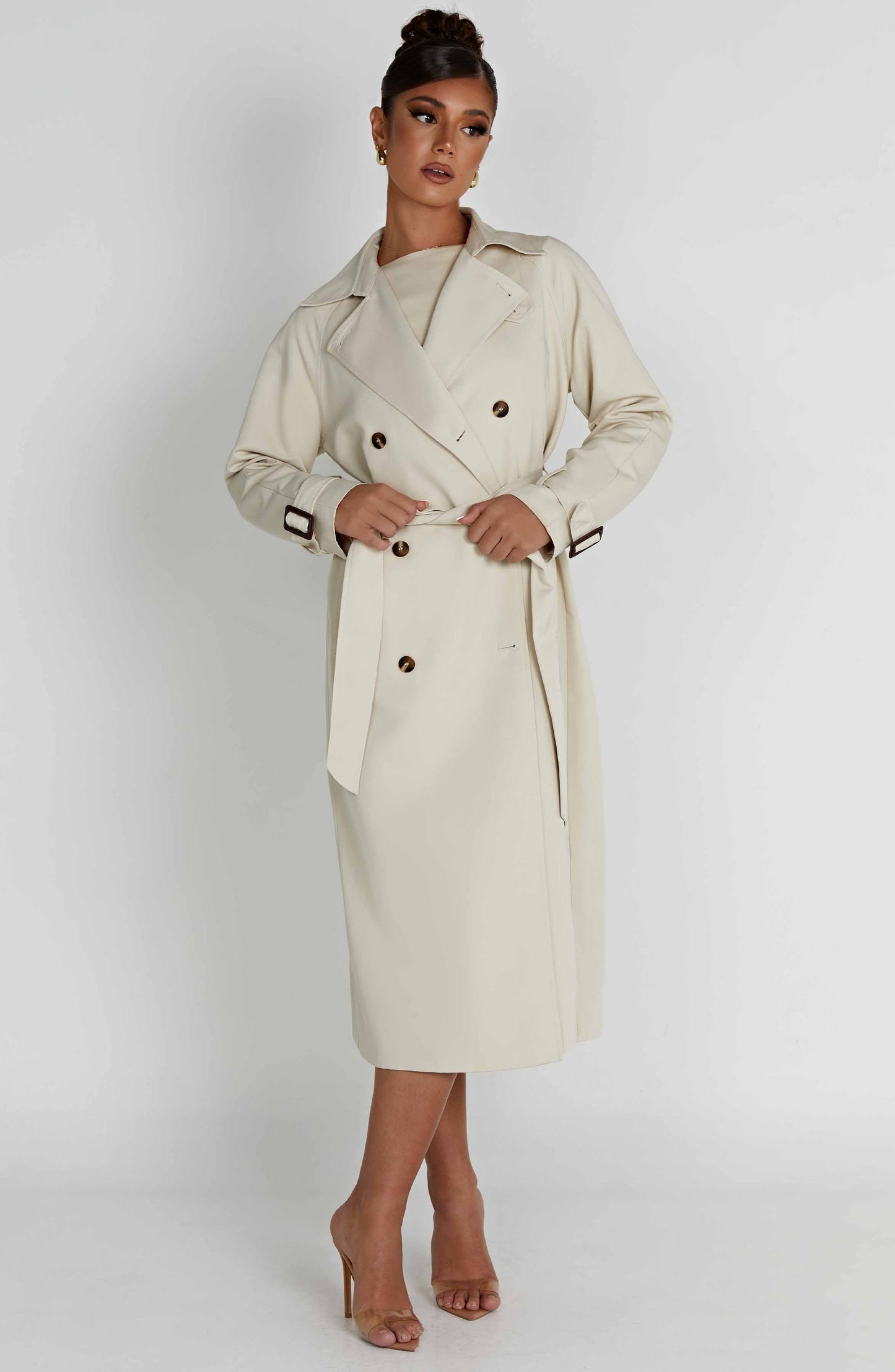 Camila Trench Coat - Sand