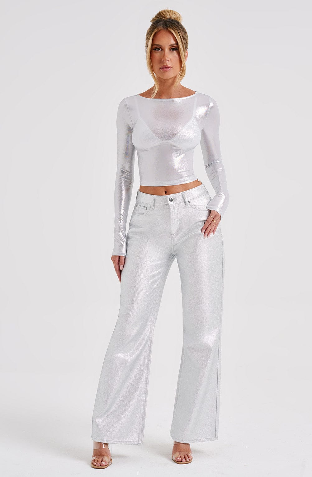 Cassidy Pant - Silver