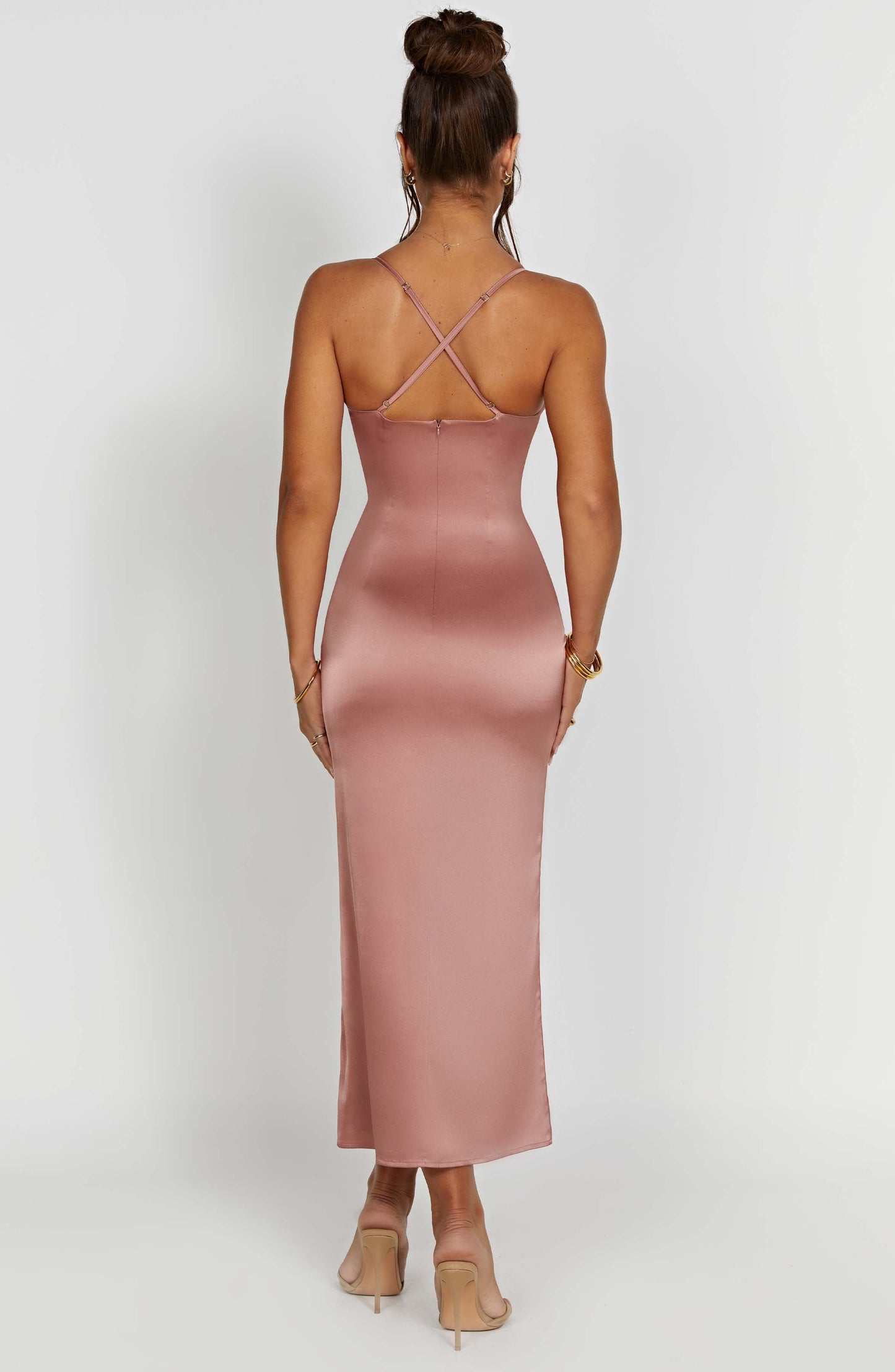 Cece Midi Dress - Rose Pink