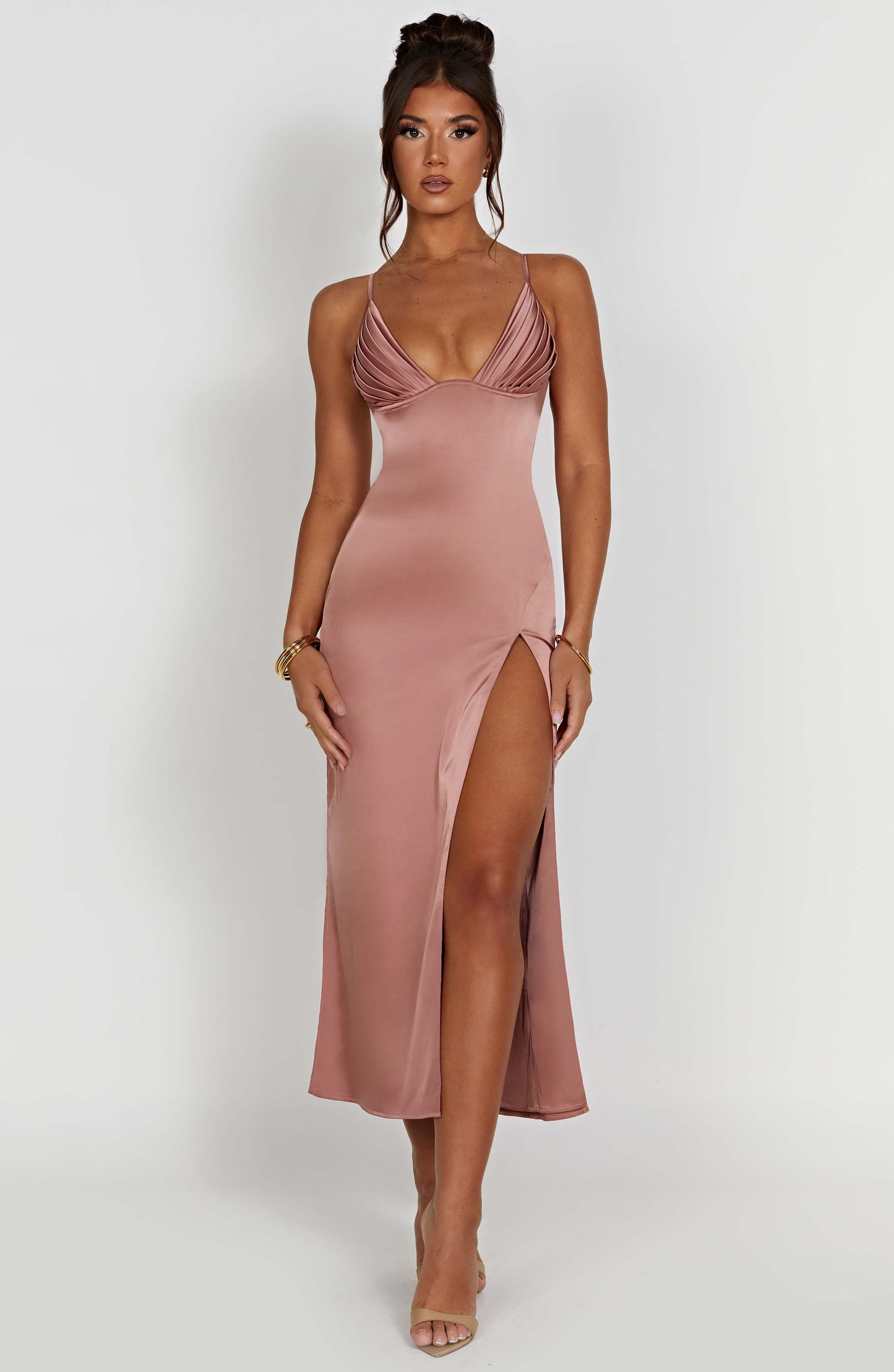 Cece Midi Dress - Rose Pink