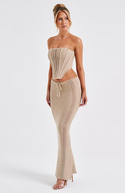 Chayenne Maxi Skirt - Beige