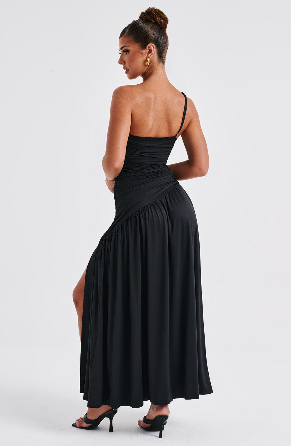 Claudia Maxi-jurk - Zwart