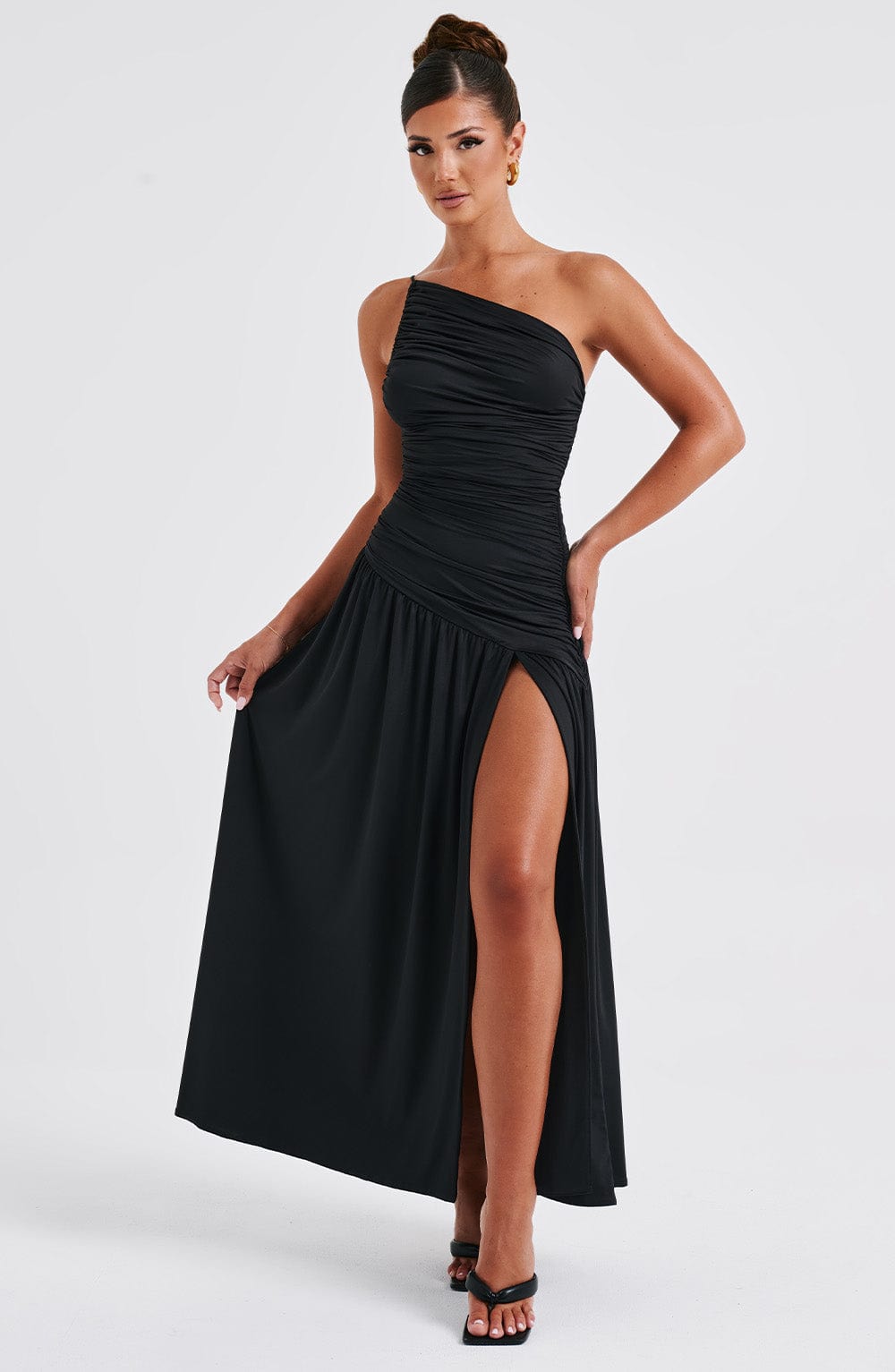 Claudia Maxi-jurk - Zwart