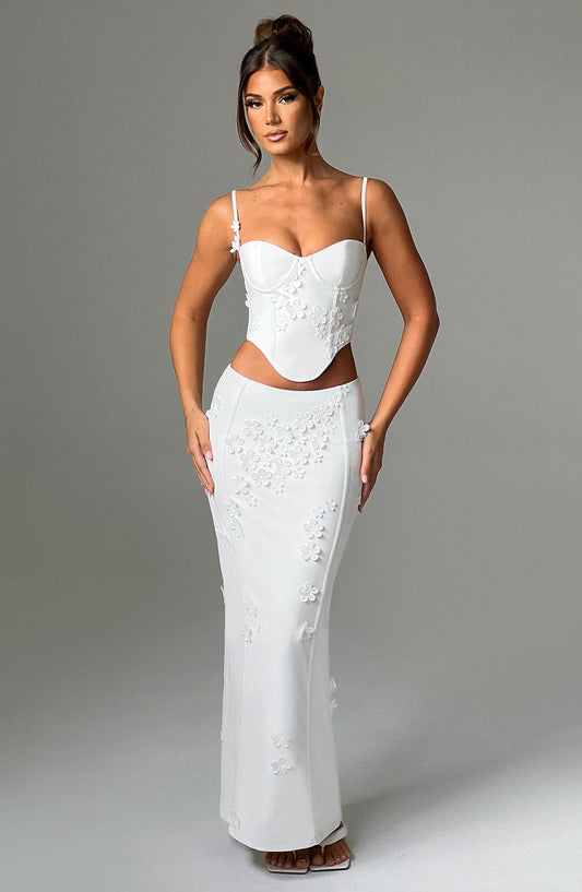 Dalary Maxi Skirt - White