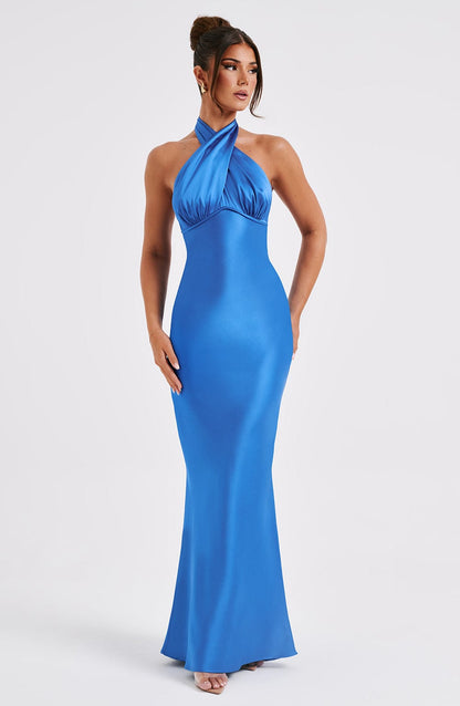 Dimitra Maxi-jurk - Blauw