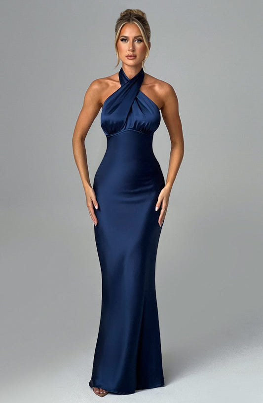 Dimitra Maxi-jurk - Marine