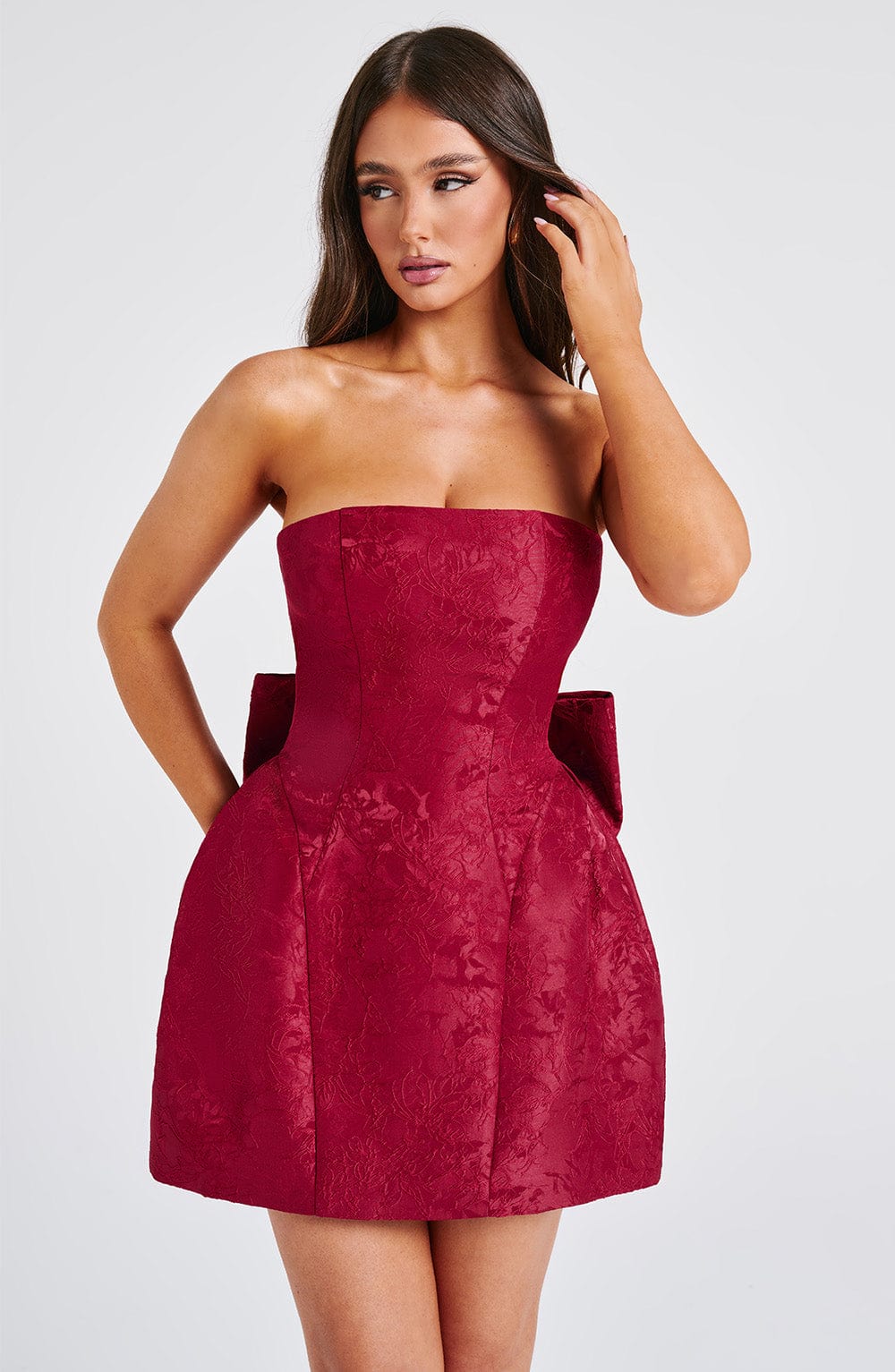 Elenora Mini Dress - Red