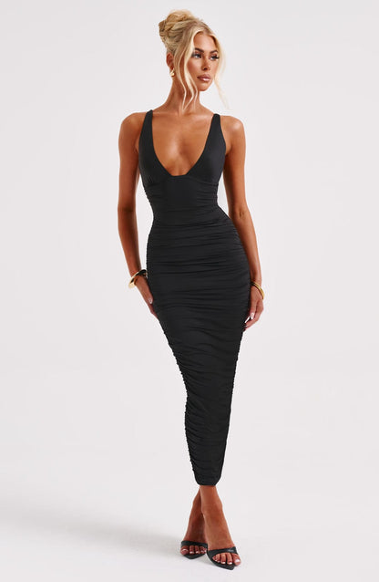 Elias Maxi Dress - Black