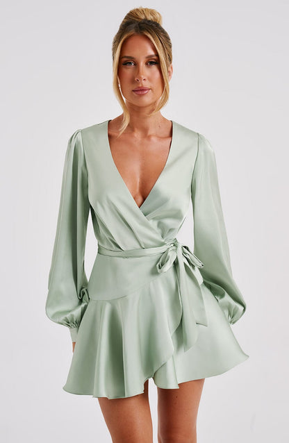 Ellis Mini Dress - Sage