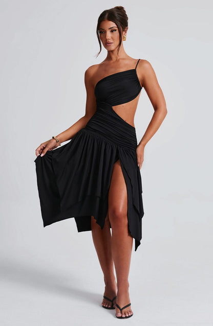 Emeline Midi Dress - Black