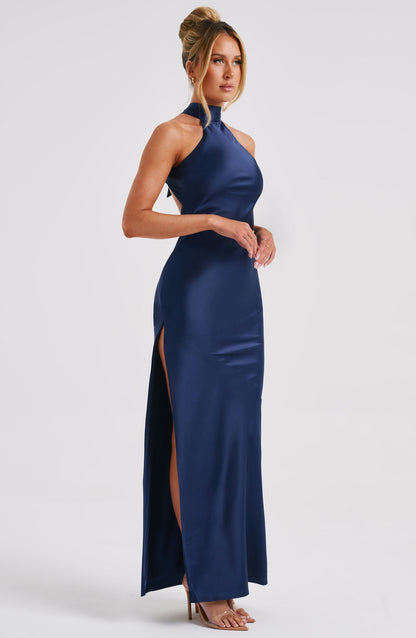 Etta Maxi-jurk - Marine