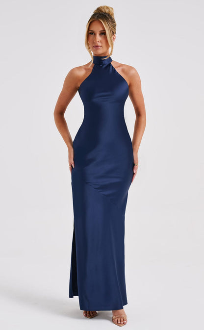 Etta Maxi-jurk - Marine