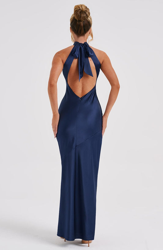 Etta Maxi-jurk - Marine