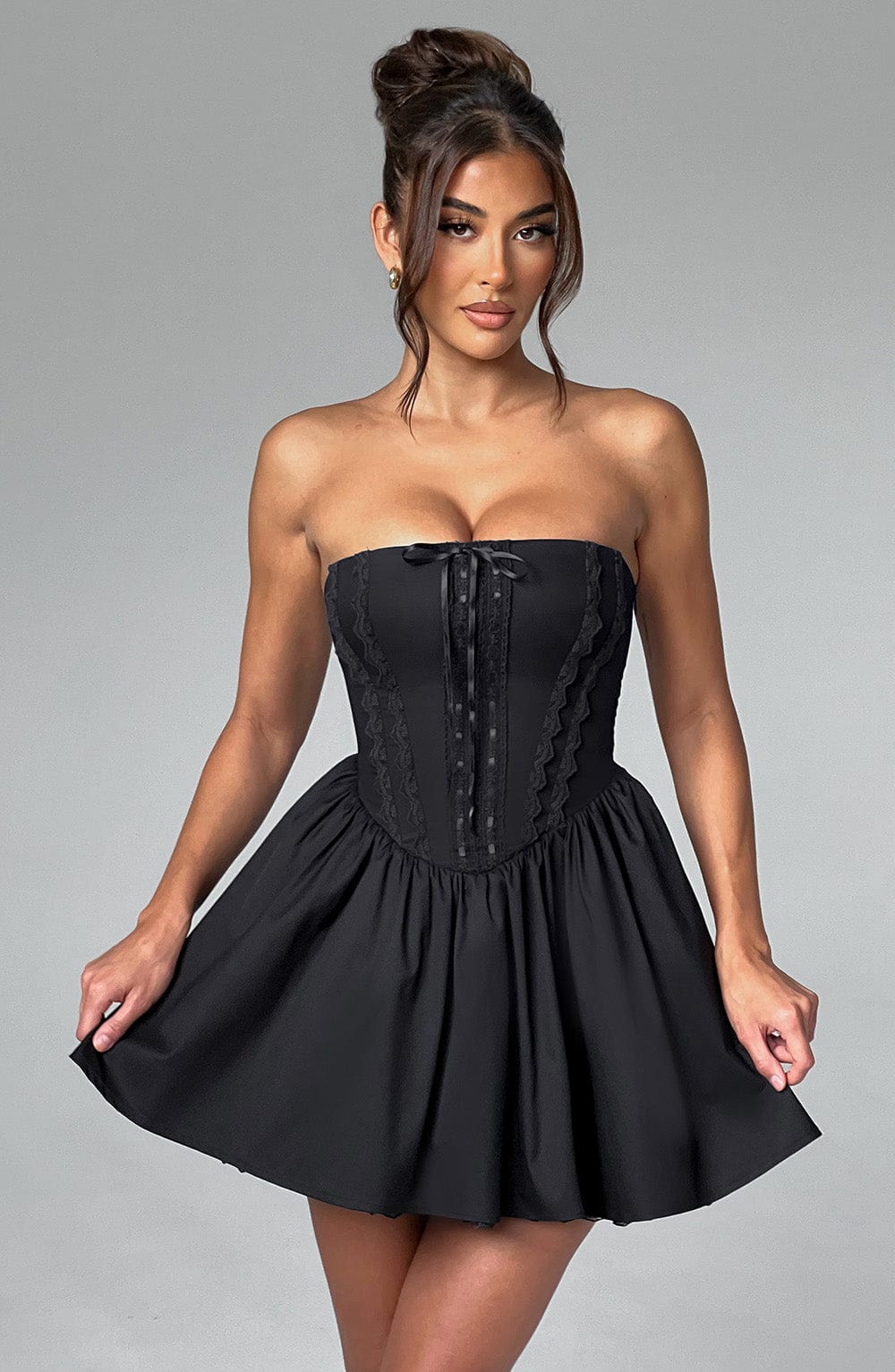 Evie Mini Dress - Black