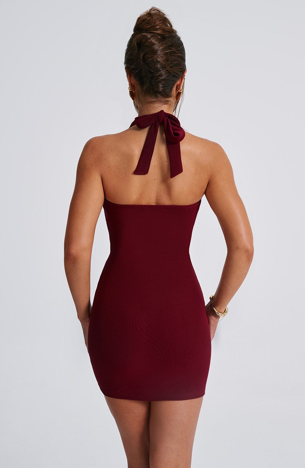 Fallon mini-jurk - bordeaux