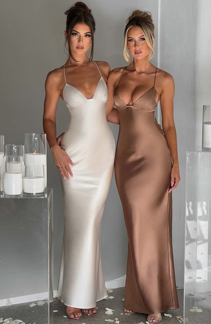 Fenty Maxi-jurk - Chocolade