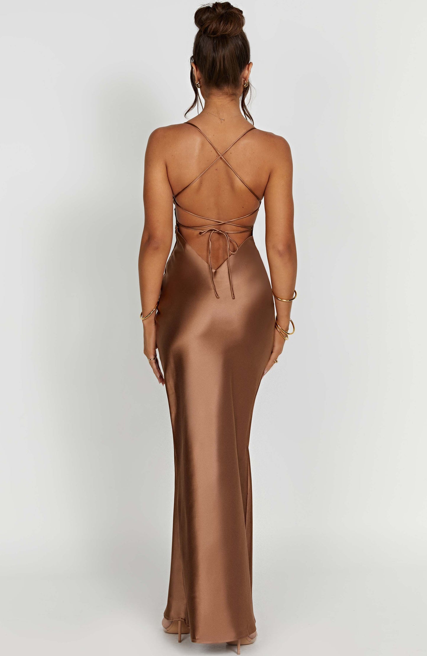 Fenty Maxi-jurk - Chocolade