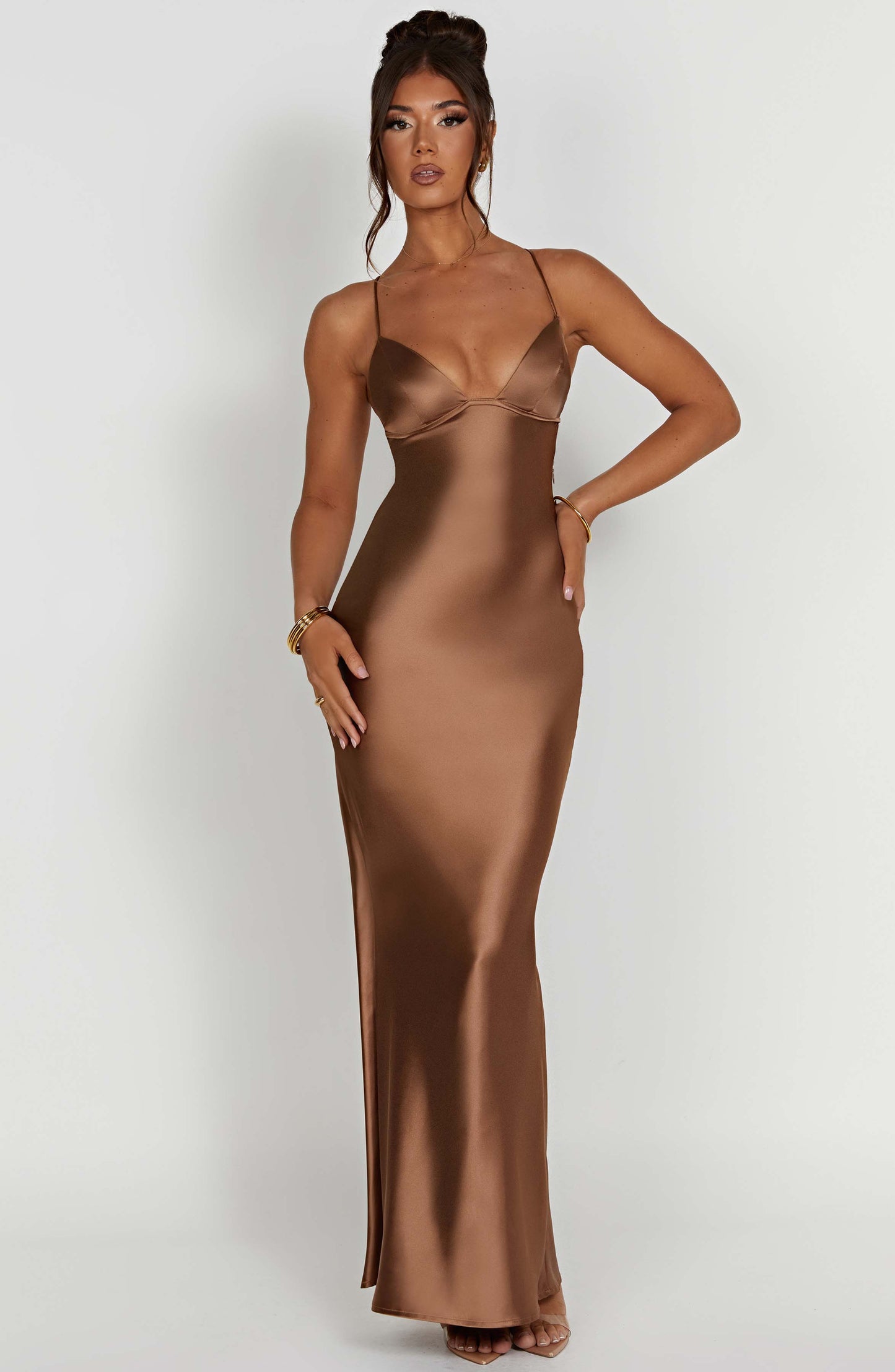 Fenty Maxi Dress - Chocolate