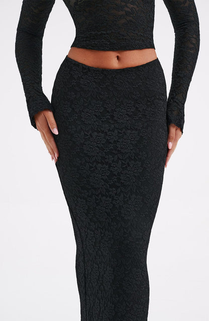 Fernanda Maxi Skirt - Black